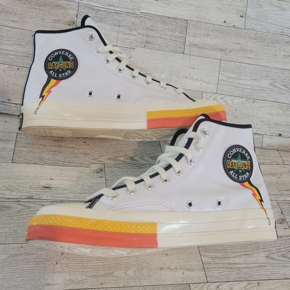 Converse Sneakers Mens 8 Womens‎ 10 Chuck Taylor 70 Hi Roswell Rayguns White